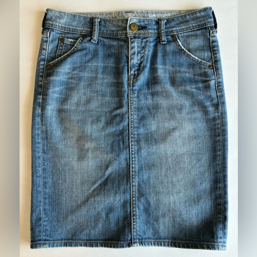 Uniqlo Jean Pencil Skirt
